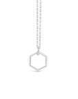 "Open" Hexagon Pendant