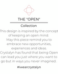 "Open" Hexagon Pendant